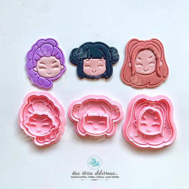 Kpop demon hunters personaggi cookie cutter formine biscotti rumi mira zoey