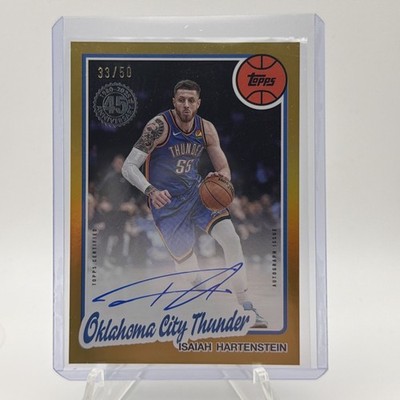 2025-26 Topps - 1980-81 Topps Basketball Autographs Isaiah Hartenstein Gold /50