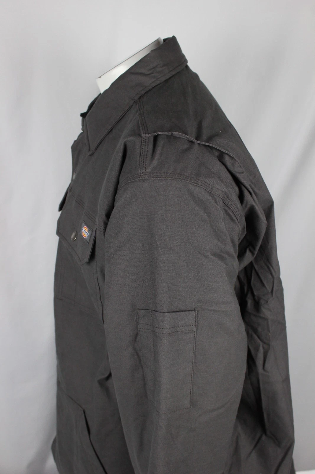 Dickies Men's NWT Flex Duck Snap Button Fleece Lined Jacket 4XL Gray - product detail image 3