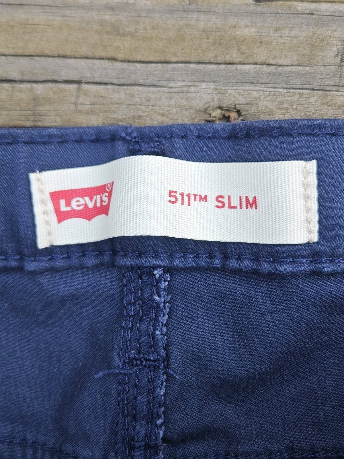 Levis Boys Youth Kids 511 Slim Fit 5 Pocket Denim Blue Jeans Pants -18 Regular image 3