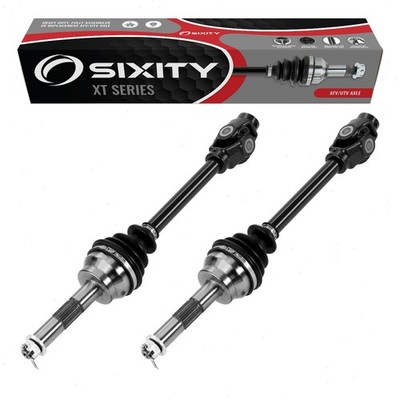 2 pc Sixity XT Front Left Right Axles for Polaris Diesel 455cc Magnum 325 sz