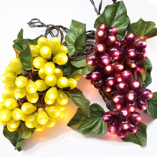 Grape Vine String Lights, 100 LED Grape Lights, Fruit String Lights for Kitch...