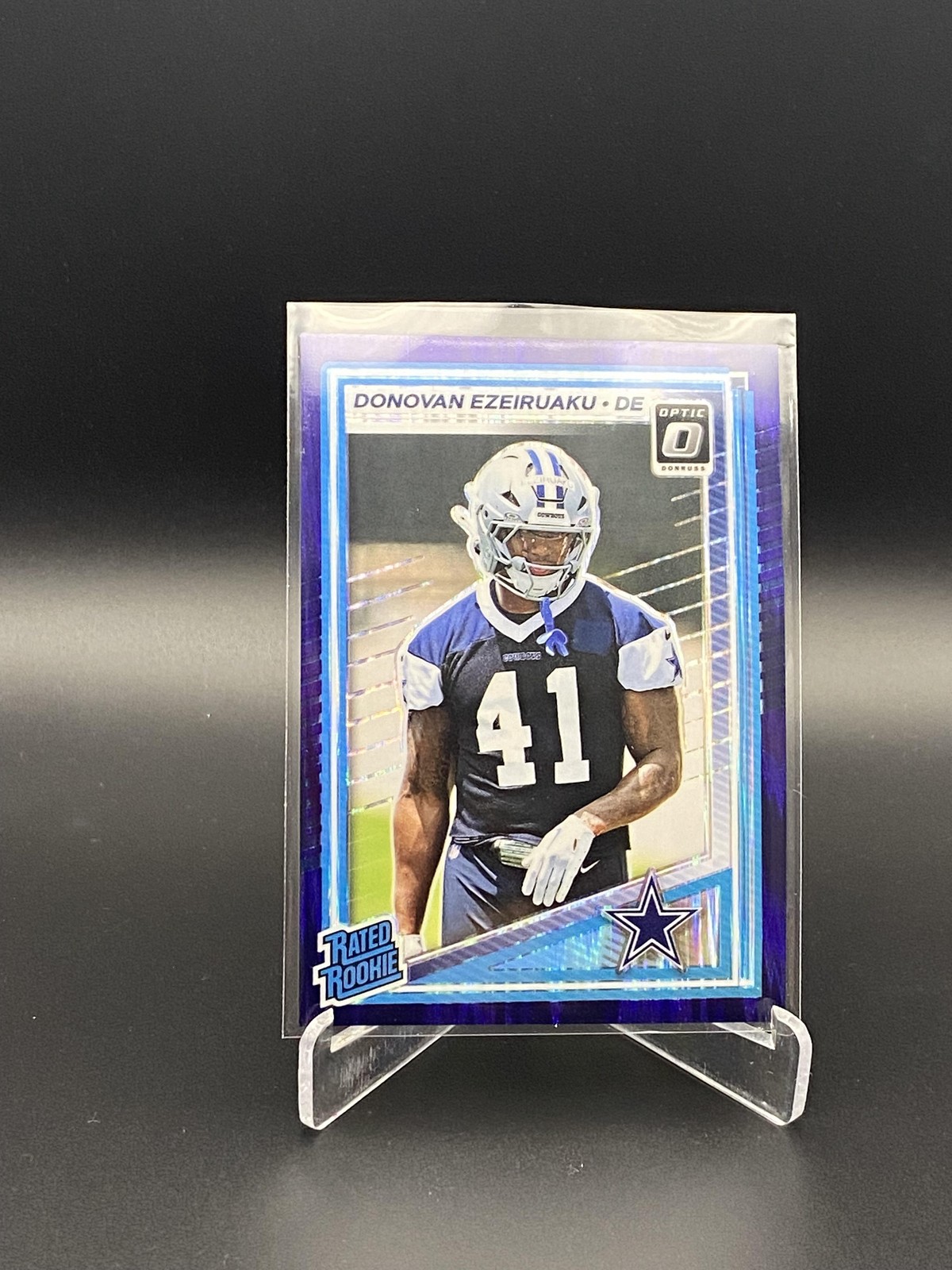 2025 Donruss Optic #230 Donovan Ezeiruaku Purple #/60