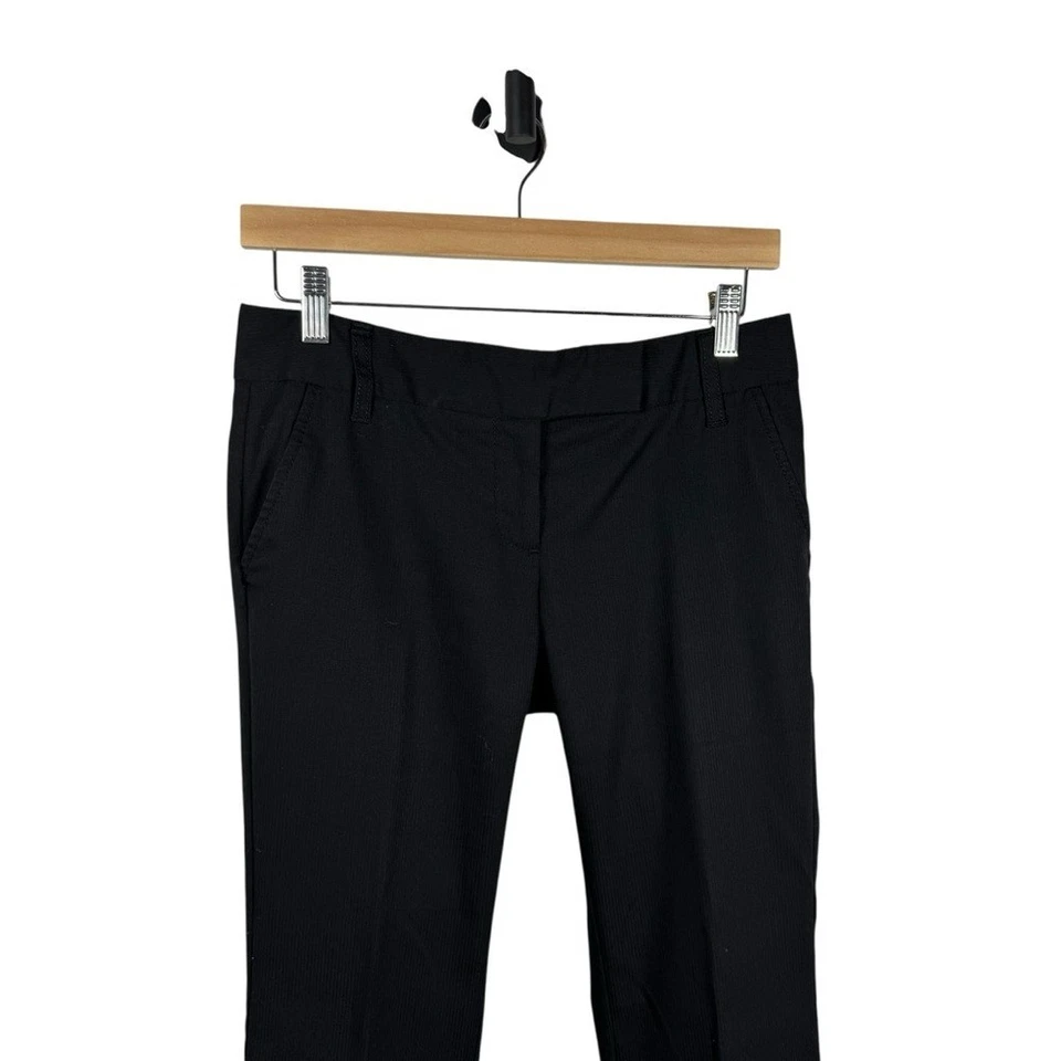 VINTAGE BCBGeneration Women’s Low-Rise Bootcut Trousers Black Size 2 - Image 3 of 4