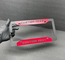 Custom Car License Plate Frame Laser Cut Multicolor Engraved Personalized Name Custom Car License Plate Frame Laser Cut Multicolor Engraved Personalized Name