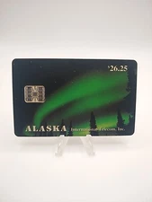 Alaska International Telecom Inc $26.25 With Chip Phone Card