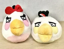 Angry Birds Plush White Matilda Birds 5” Commonwealth Bundle Set x2 No Sound