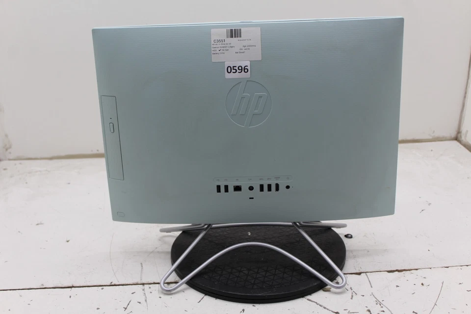 HP All-in-One 22-C0 21" Celeron G4900T 4GB Ram 1TB HDD Windows 10 Screen Damaged - Image 2 of 2