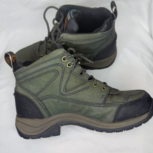 Ariat Womens Terrain Waterproof Hiking Boots Outdoor Olive Green Size 5.5B - Picture 4 of 11