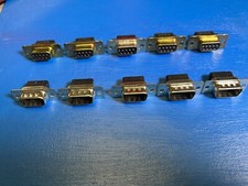 10 pcs- DB9 D-SUB 9-Pin Female , male Crimp Pin Connector Socket and 100 pin