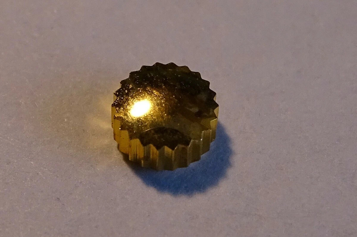 Couronne De Remontoir Pour Montre – Plaqué Or, Générique, Neuve Sans Emballage
