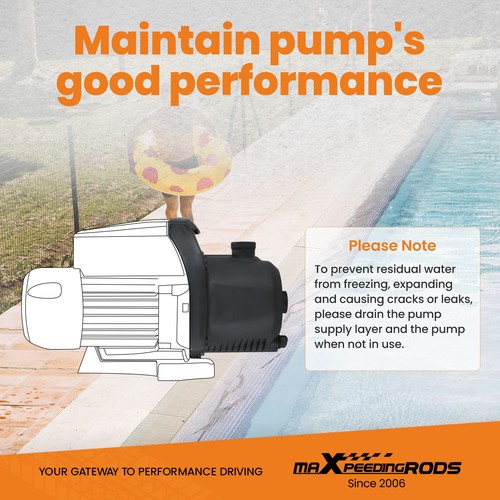 R0723100 Booster Pump Housing Body For Zodiac & Polaris & PB4SQ Booster Pump - Picture 3 of 11