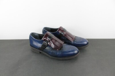 Navyboot Extralight Tassel Leather Brogue Shoes With Strap Men's Size:US 8/EU 41