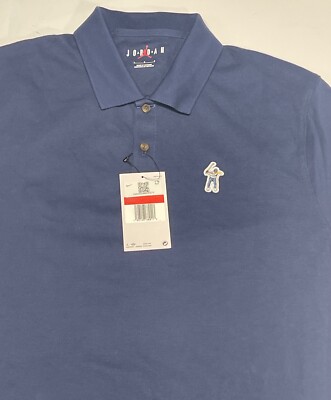 Jordan X Eastside Golf Navy Polo Shirt DV1892-410 LARGE | eBay