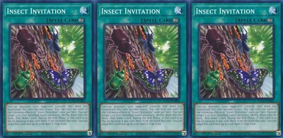 3x Insect Invitation | ROTA-EN083 | Common | 1st Ed | NM | YuGiOh