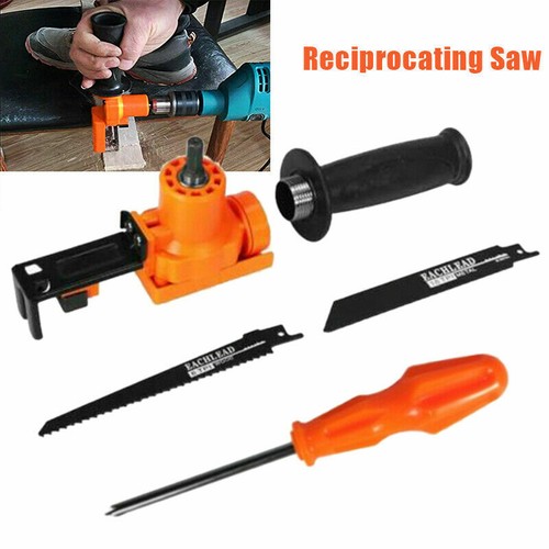 Sierra de vaivén Jig Accesorio Adaptador para Taladro Madera Corte De  Metales | eBay