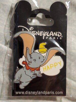 Disneyland Paris Happy Dumbo Flying Elephant Pin 