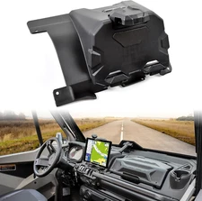 Electronic Device Holder with Storage Box Organizer Tray for Can Am Defender, Sp