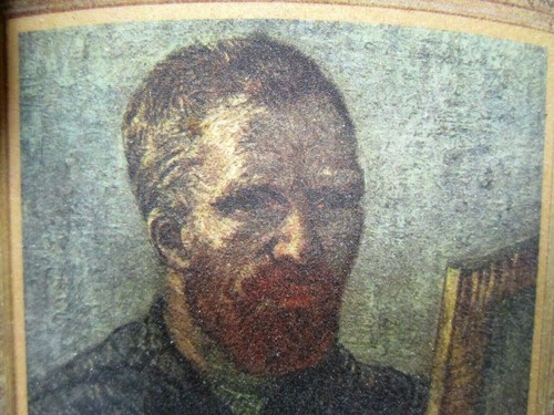 Vintage Jim Beam Bottle Choice Whiskey Decanter With A Van Gogh Self Portrait - Picture 2 of 5