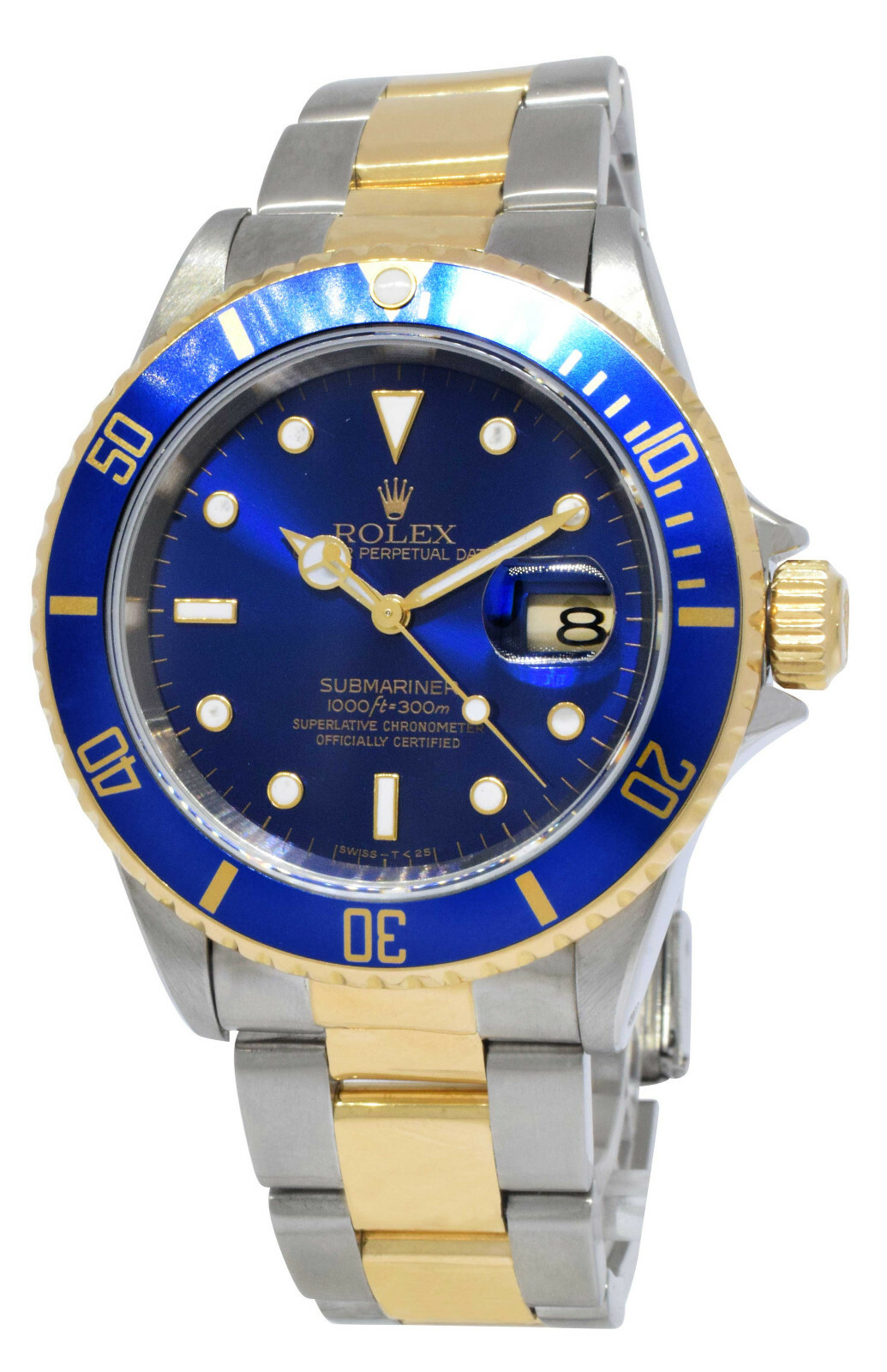 Rolex Submariner Blue Men's Watch 