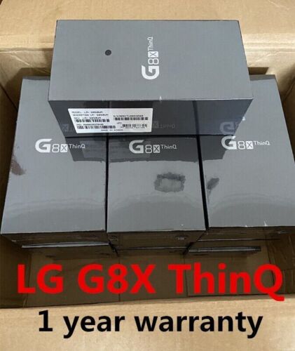 LG G8X ThinQ LM-G850UM LM-G850EMW entsperrt 128GB schwarz LTE Smartphone NEU VERSIEGELT - Bild 1 von 13
