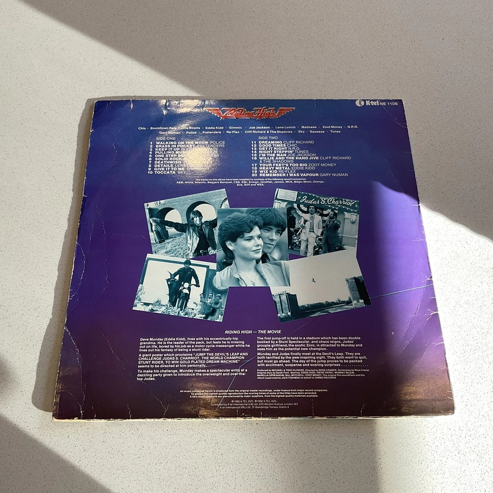 riding high original film soundtrack k-tel NE 1106 1980 uk vintage collectible - Image 2 of 4