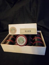 Full boxes of 16 Vintage wooden half ounce spools (8 ounces) Gudebrod bros pure 
