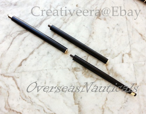 Designer Brass Handle Black Wooden Walking Stick Vintage Cane CHRISTMAS GIFT - Picture 6 of 6