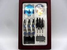 Halex Dart Set (3) In Wooden Box w/Acessories New!!