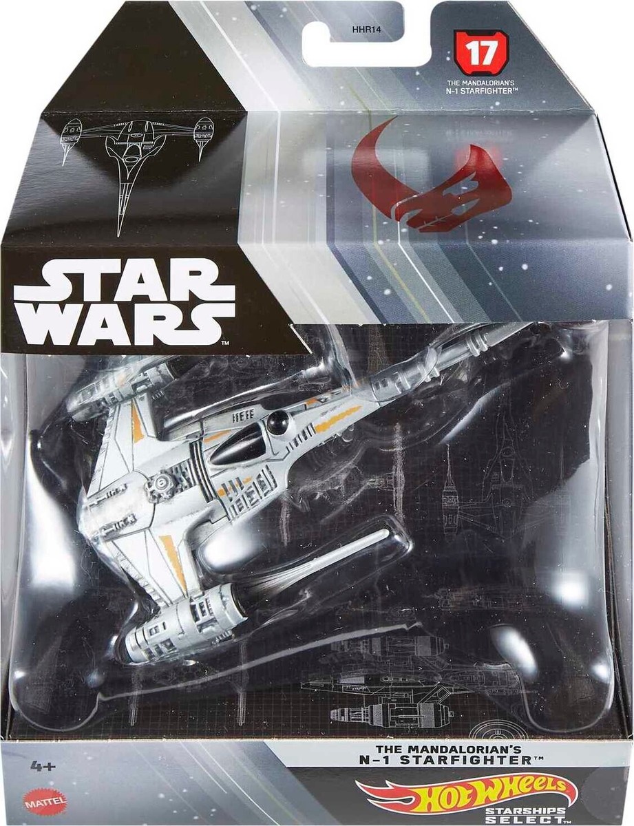 Hot Wheels Star Wars - Vaisseau Mandalorian Starfighter 1/50 - Métal - Collection Adulte
