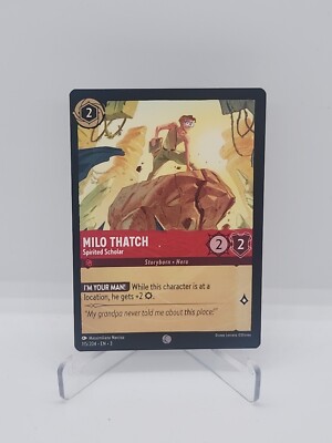 Disney Lorcana TCG Milo Thatch Spirited Scholar 115/204 Into The Inklands ML NM