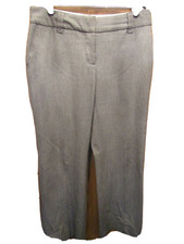 WOMENS WILLI SMITH GRAY PANTS SIZE 8 INSEAM 32" WAIST FLAT 16"