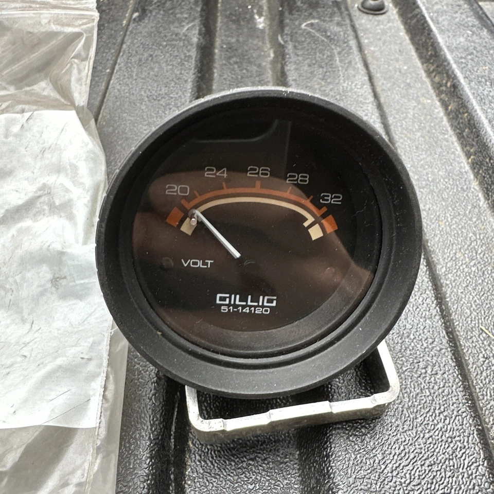 Autobús de tránsito Gillig Phantom City calibre 24 voltios/metro 51-14120 voltímetro con montaje Foto 3 de 3