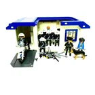 Vintage Playmobil Police Station Motorcycle Officers k9 Custom Toy Set 5917