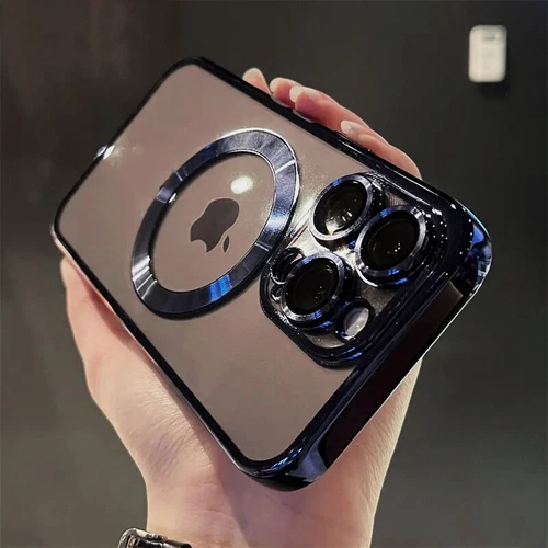 Etui na Apple iPhone 16 15 14 13 12 Pro Max odporne na wstrząsy magnetyczne silikonowe etui - Zdjęcie 23 z 30