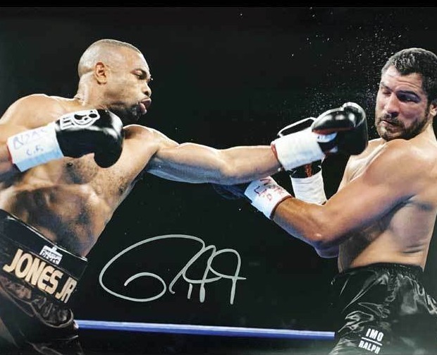 ROY JONES JUNIOR SIGNED 16