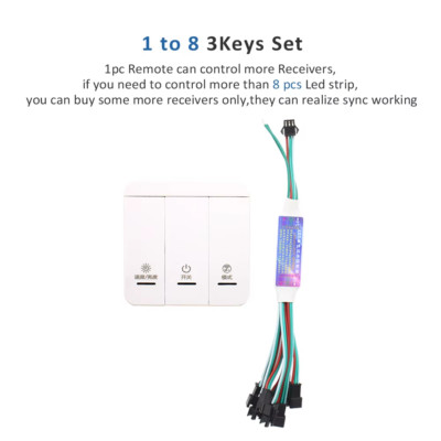Pferderennen LED Streifen Licht Controller DC 5-24V WS2811 Fließendes Wasser Jagd Ta