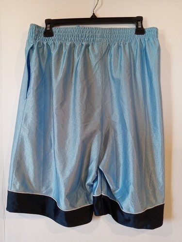 Vintage Nike Shimmer Shorts Mens L Dazzel Trim Carolina Blue UNC Tarheels - Picture 4 of 7
