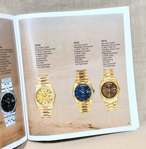 ROLEX 1984 Catálogo Vintage Alemán Alemán 16750 6265 1016 16550 16800 16660 / - Imagen 5 de 12