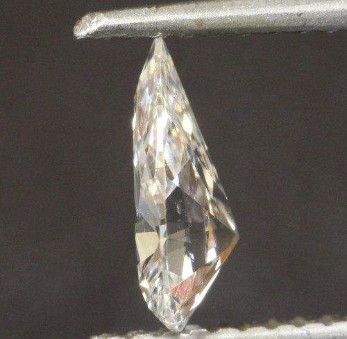 GIA loose certified .74ct SI2 G pear shape diamond vintage estate antique - Imagen 5 de 8