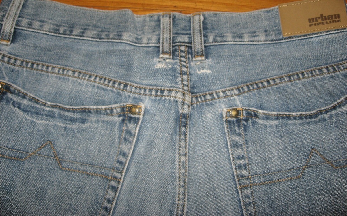 Urban Pipeline Jeans Mens 32x30 Slim Straight Leg Fit 100% Cotton