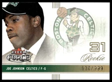 2001-02 Fleer Force #110 Joe Johnson BASKETBALL Boston Celtics