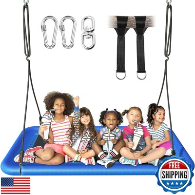 Everyfun 60'' Tree Swing for Kids and Adults, 700lbs Capacity, Waterproof Rect
