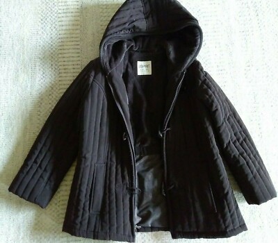 ESPRIT Women  brown Winter Jacket with  Hood , size L