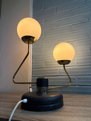 Vintage Table Space Age Sputnik Lamp Atomic Design Light Mid Century Desk UFO - Picture 10 of 21