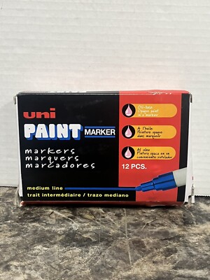 12X Uni-Paint 63611 PX-20 Oil-Based Permanent Marker, Medium Line, Pink, 12 PK
