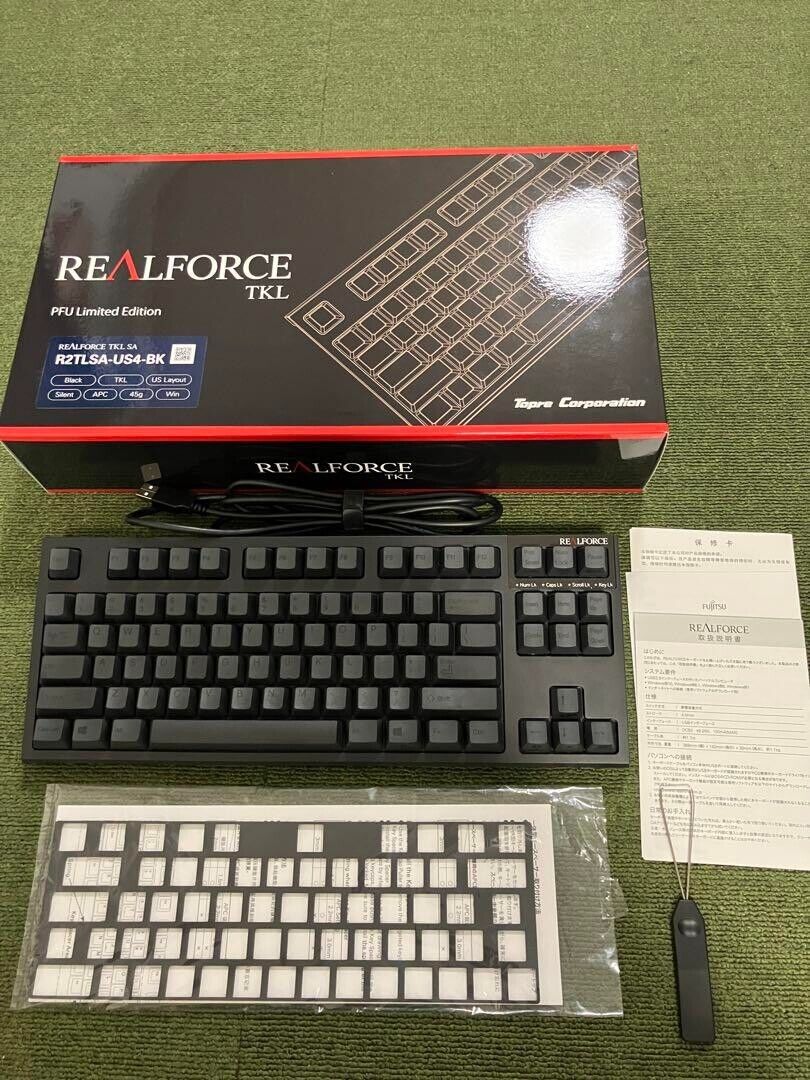 Topre Realforce R2TLSA-US4-BK PFU Limited Edition English Topre Realforce R2TLSA-US4-BK PFU Limited Edition English