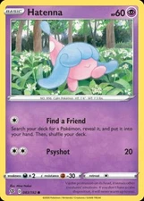 Pokemon Hatenna (83/209) Rebel Clash LP