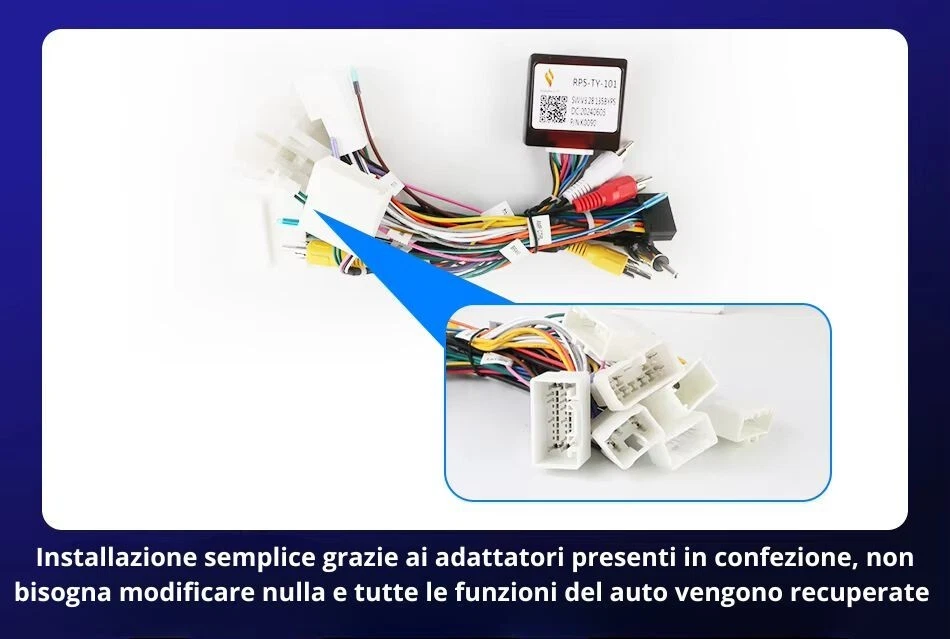 Autoradio stereo Android 9 Pollici per Toyota Yaris dal 2012 al 2017 - Immagine 3 di 4