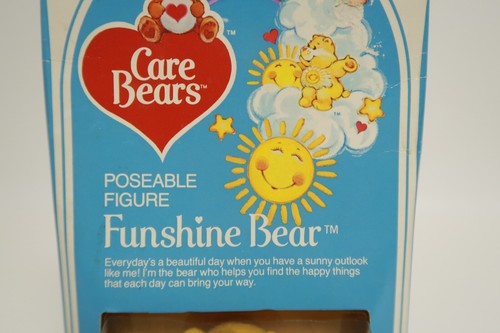 Funshine Bear Care Bears Cousins 1980's Figure Poseable Kenner #60380 - Picture 3 of 14